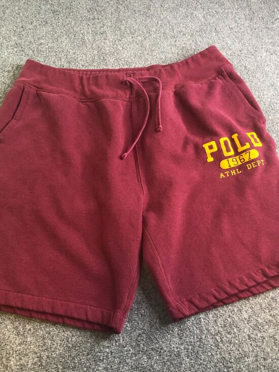 Polo Ralph Lauren Other - Polo Ralph Lauren Fleece Sweat Shorts Mens XXL Red Cotton Lounge Casual Pockets